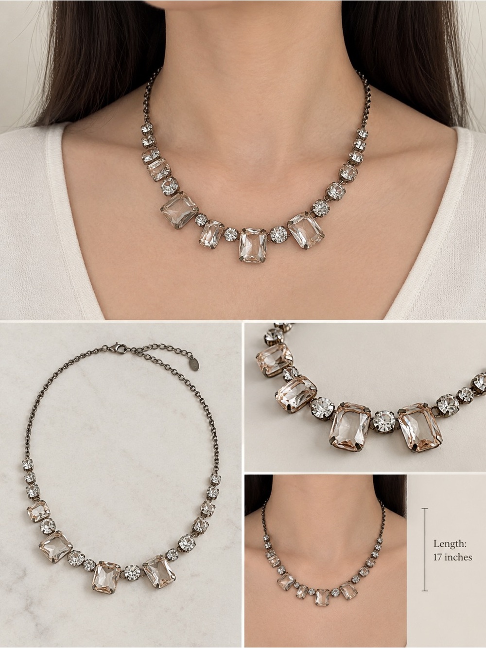 Vintage Crystal Necklace